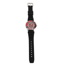 (Silver Red) Automatic Mechanical Watch Luminous Hands Self Winding 48mm Silver Red
