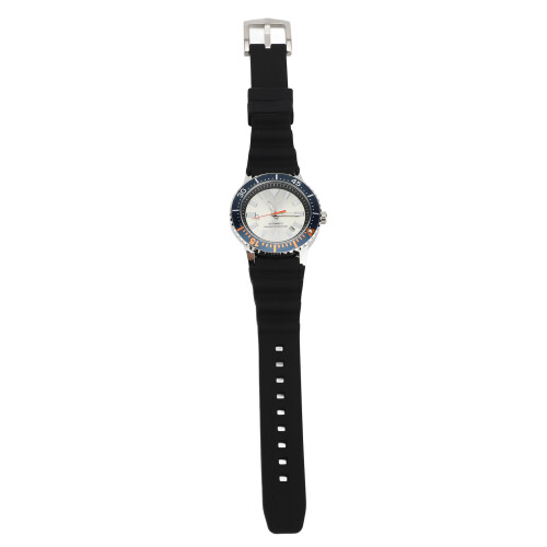 (Silver Gray) Automatic Mechanical Watch Luminous Hands Self Winding 48mm Silver Red