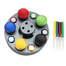 5 Watch Oil Cup with 4 Oil Pen Metal Turntable Repair Kit