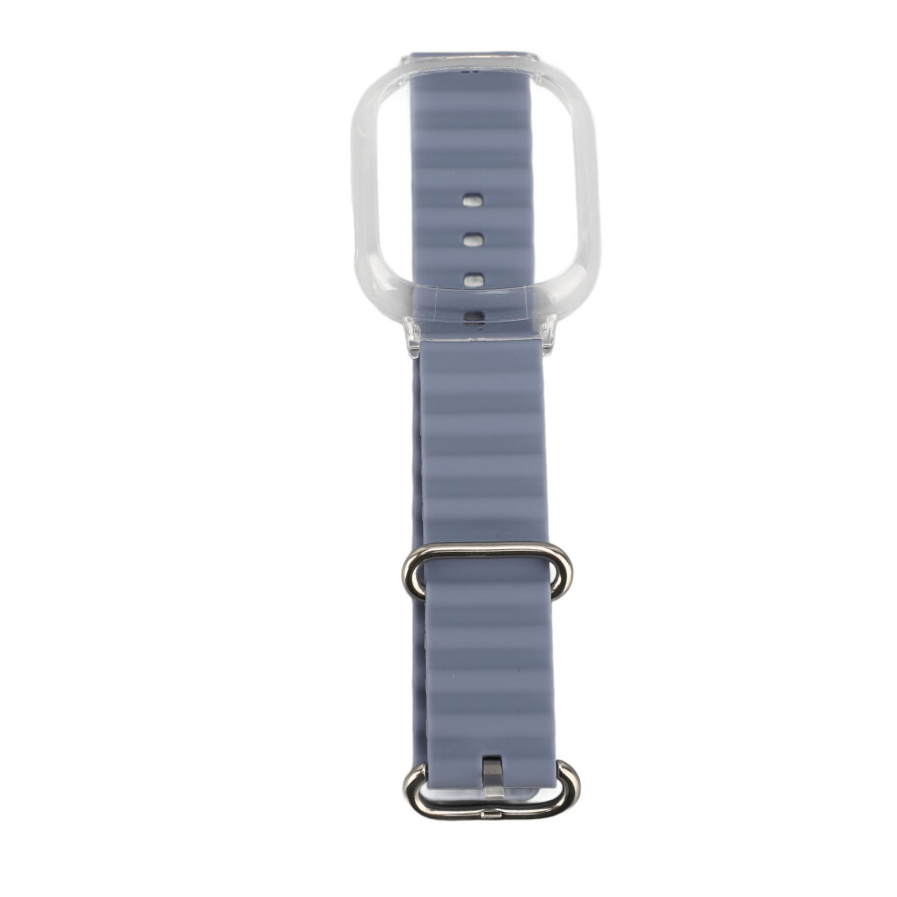 (Lavender Purple) Silicone Wristband For Watch 4 With Pc Frame Brown Brown,Purple 667859187407