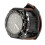 (Black Strap Green Dial) PU Leather Analog Watch Large Face Luminous Red Dial Black Strap 2