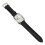 (Silver White) Skeleton Automatic Watch Men Moon Phase Silver PU Leather Strap 3