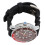 (Silver Red) Automatic Mechanical Watch Luminous Hands Self Winding 48mm Silver Red 2