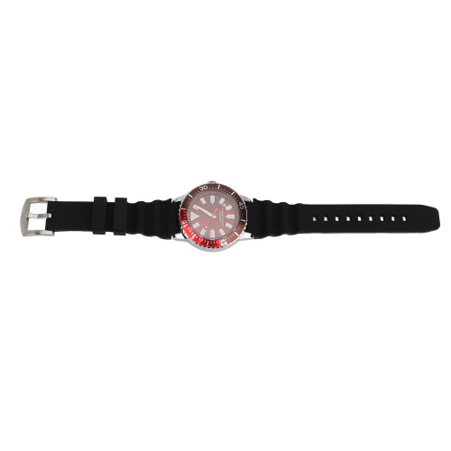 (Silver Red) Automatic Mechanical Watch Luminous Hands Self Winding 48mm Silver Red 2