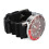 (Silver Red) Automatic Mechanical Watch Luminous Hands Self Winding 48mm Silver Red 4