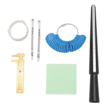 7pcs Ring Size Measuring Tool Set Mandrel Sizer for Jewelry