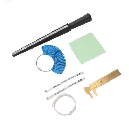 7pcs Ring Size Measuring Tool Set Mandrel Sizer for Jewelry 2