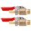 2Pcs Ball Ventil 1/4 Multilayer Silikon Korrosion 4