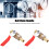 2Pcs Ball Ventil 1/4 Multilayer Silikon Korrosion 13