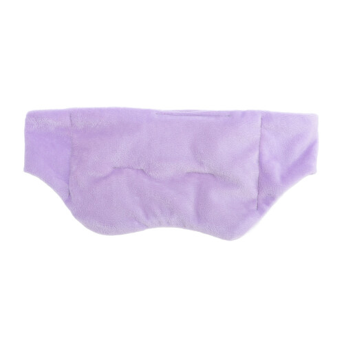 (Purple) Soft Weighted Sleeping Eye Cover with Hook and Loop Closure