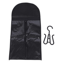 (Black) 5er Set Haarverlängerungs-Halterung, Staubdicht & Wasserdicht aus PVC