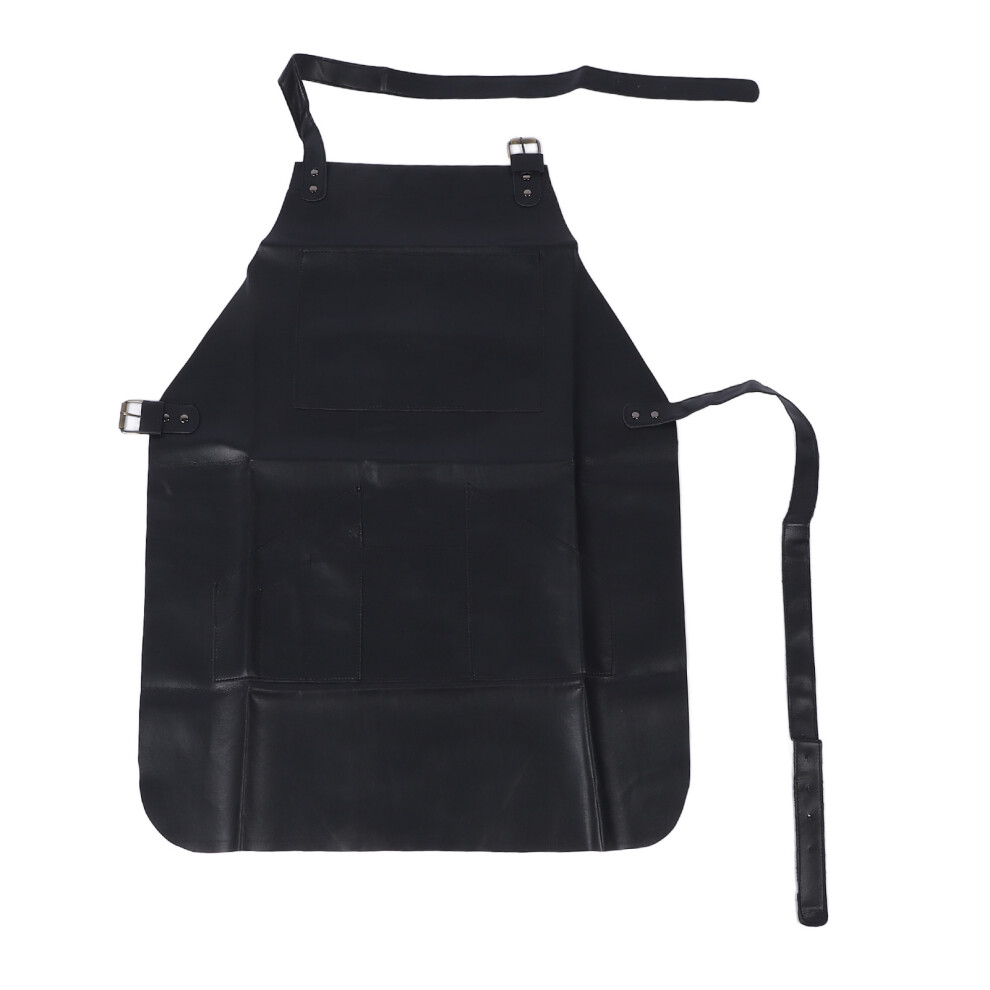 Barber Apron 7 Pockets Waterproof Pu Hairdresser Salon Stylist 448787321756