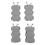 4Pcs Shower Head Suction Cup Holder Adjustable Wall Mount 5