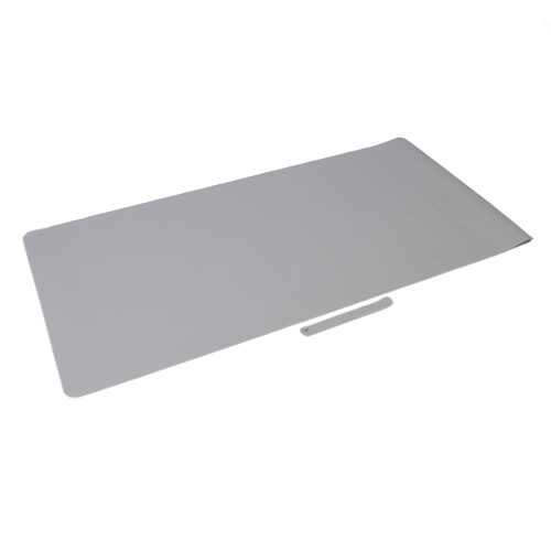PU-Leder-Nagelart-Tischmatte, Make-up-Pad, Grau 2