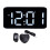 Extra loud alarm clock with bed shaker & LED display 1