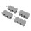 4Pcs Shower Head Suction Cup Holder Adjustable Wall Mount 2