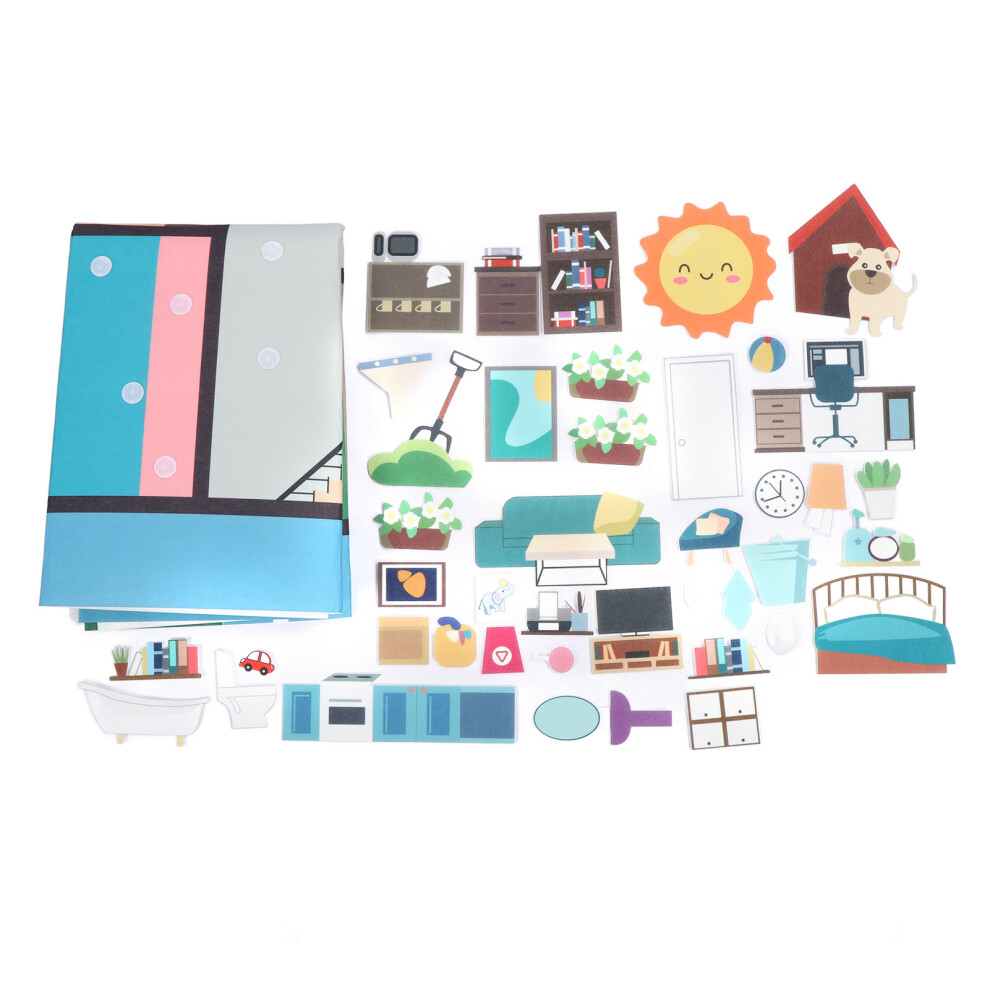 Felt Board Set Toddlers Early Learning Portable Interactive Toys