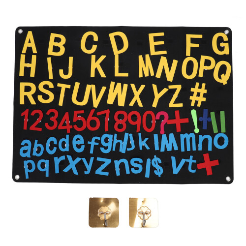 Feltboard mit Buchstaben & Zahlen - ABC Mathe-Lernspielzeug