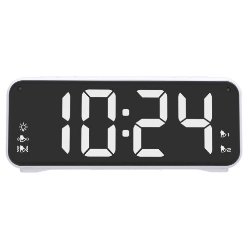 Sveglia con Vibrazione per Letto, Display LED e Suoneria Forte 1