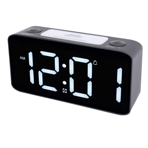Extra loud alarm clock with bed shaker & LED display 1