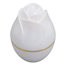 White Magnetic Rose Ring Box Multifunctional Jewelry Display
