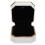 LED Light Ring Box Elegant Velvet Gift Box White 1