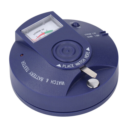 Button Cell Battery Tester 1.5V 3V Portable Watch Battery Analyzer 2
