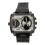 Electronic Quartz Watch Men Double Display Rectangular 30M Waterproof 5