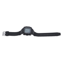 (Black) Unisex Digital Watch LED Luminous Stopwatch Alarm 50M Waterproof