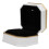 LED Light Ring Box Elegant Velvet Gift Box White 4
