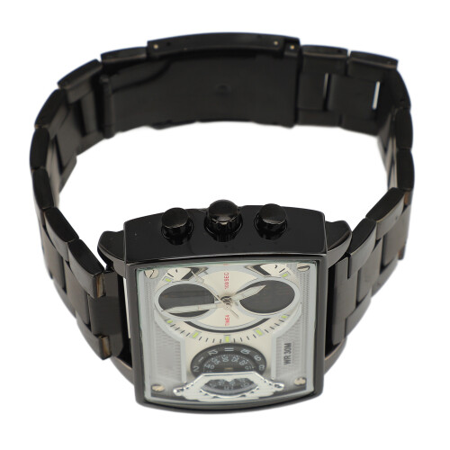 Electronic Quartz Watch Men Double Display Rectangular 30M Waterproof 1