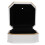 LED Light Ring Box Elegant Velvet Gift Box White 3