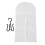 (White) 5 Buste Portadistensioni Capelli Impermeabili PVC 1