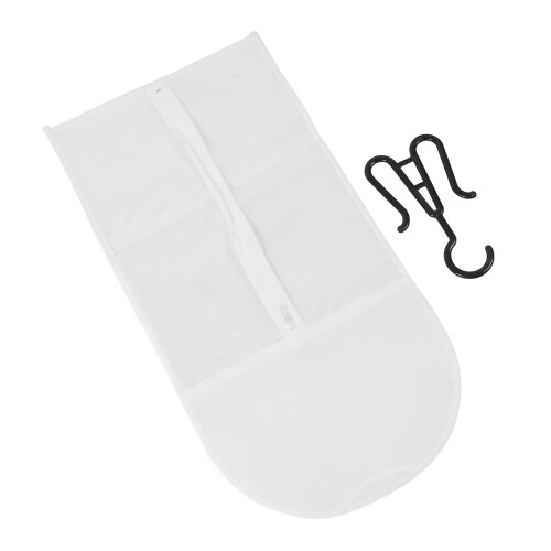 (White) 5 Buste Portadistensioni Capelli Impermeabili PVC 1