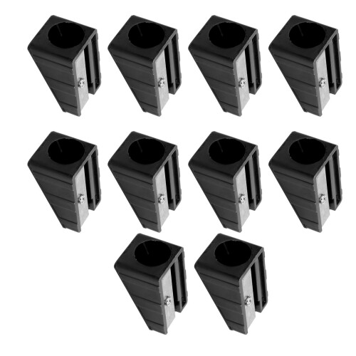 (black) 10Pcs Portable Billiard Cue Tip Shaper Corrector Pencil Sharpener 2