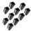 (black) 10Pcs Portable Billiard Cue Tip Shaper Corrector Pencil Sharpener 4