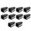(black) 10Pcs Portable Billiard Cue Tip Shaper Corrector Pencil Sharpener 2