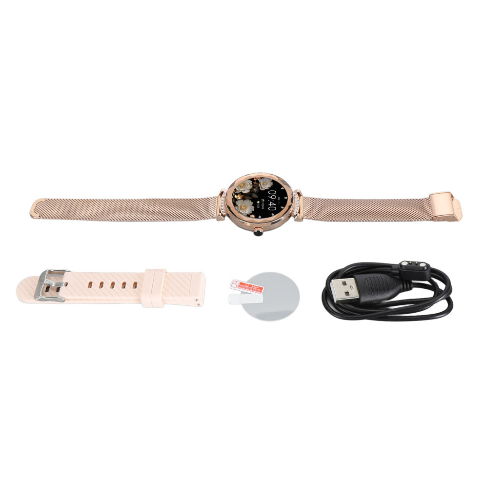 (Gold) 1.19In Smart Watch Women Rhinestone Bluetooth Ip68 Gold 667859189029