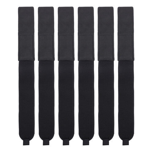 6x Einstellbare Ski-Gurte Nylon Klett