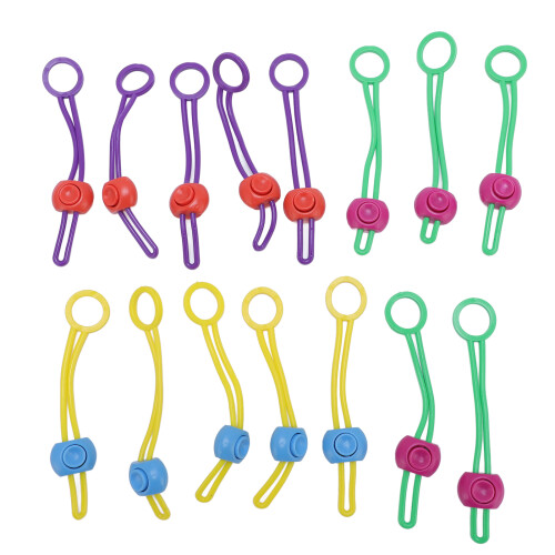 15pcs Colorful TPE ABS Kitchen Bag Sealing Clips
