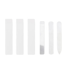3 Pcs Glass Nail Files Professional Manicure Buffer with Case