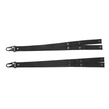 2x Polyester-Bow-Halter, verstellbar, Pom-Pom