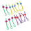 15pcs Colorful TPE ABS Kitchen Bag Sealing Clips 4