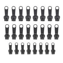 24x Reißverschluss-Reparaturset, 3 Größen, Metall