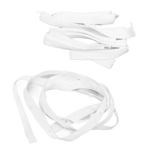 Wit Dekbedsluiters Set Hoeken 1