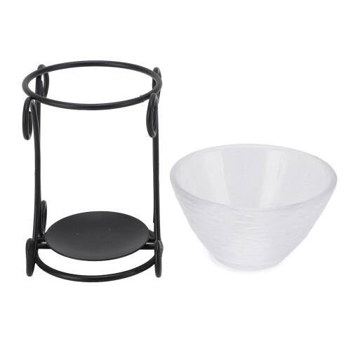 Aromatherapie-Brenner Metall Glas Kerzenhalter