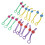 15pcs Colorful TPE ABS Kitchen Bag Sealing Clips 2