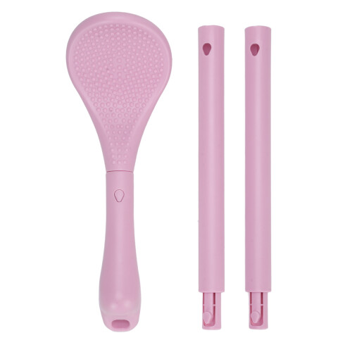 (Pink) Douchepoetsborstel Lang Handvat 3 Maten