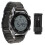 (Black) Men Digital Watch 50m Waterproof LED Night Light Silver 1