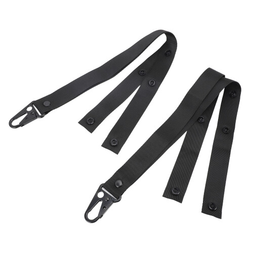 2x Polyester-Bow-Halter, verstellbar, Pom-Pom 1